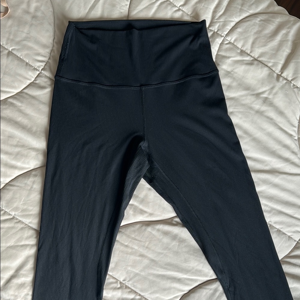 lululemon athletica Black Align Ribbed Leggings